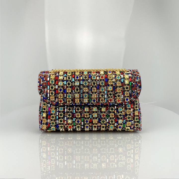 KLAUDIA | CHIC CHAIN DIAMOND SHOULDER BAG